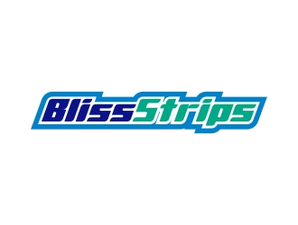 BLISS STRIPS logo design by ian69