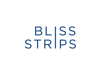 BLISS STRIPS logo design by GassPoll