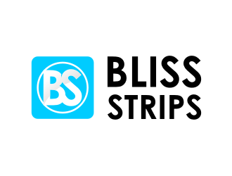 BLISS STRIPS logo design by Garmos