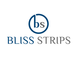 BLISS STRIPS logo design by puthreeone