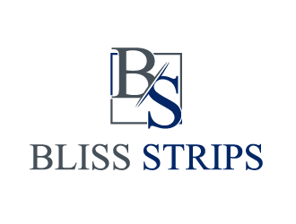 BLISS STRIPS logo design by axel182