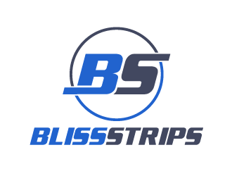 BLISS STRIPS logo design by axel182