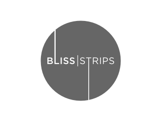 BLISS STRIPS logo design by vostre