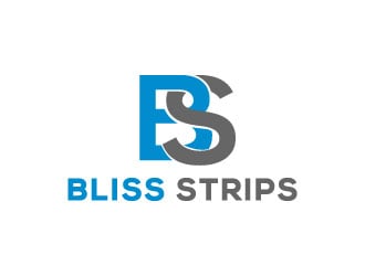 BLISS STRIPS logo design by rosy313