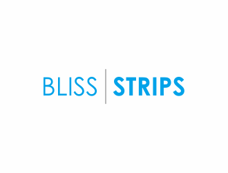 BLISS STRIPS logo design by giphone