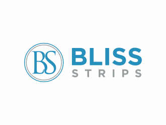 BLISS STRIPS logo design by Mahrein
