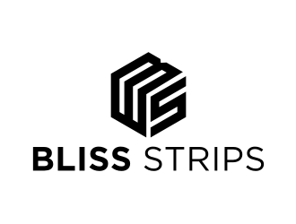 BLISS STRIPS logo design by puthreeone