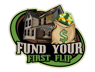 FUND YOUR FIRST FLIP logo design by uttam