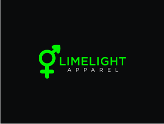 Limelight Apparel logo design by mbamboex