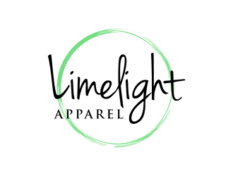 Limelight Apparel logo design by GassPoll
