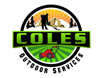Coles Outdoor Services logo design by Suvendu
