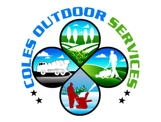 Coles Outdoor Services logo design by uttam