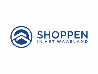 Shoppen in het Waasland logo design by santrie
