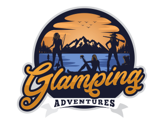 Glamping Adventures logo design by naldart
