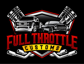 Full Throttle Customs logo design by daywalker