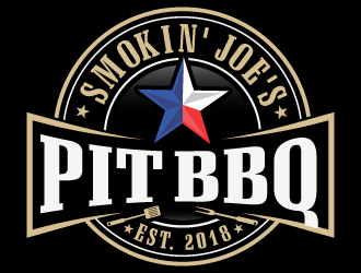 Smokin Joes Pit BBQ logo design by LucidSketch