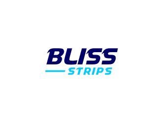 BLISS STRIPS logo design by ubai popi