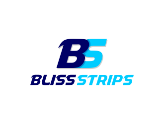 BLISS STRIPS logo design by ubai popi