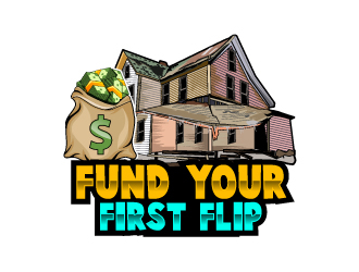 FUND YOUR FIRST FLIP logo design by uttam