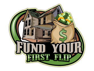 FUND YOUR FIRST FLIP logo design by uttam