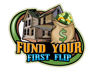 FUND YOUR FIRST FLIP logo design by uttam