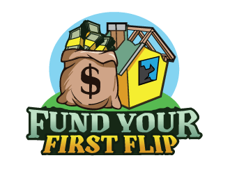 FUND YOUR FIRST FLIP logo design by Htz_Creative