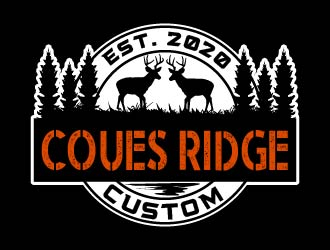 COUES RIDGE CUSTOM logo design by Suvendu