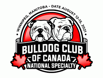 Bulldog Club of Canada National Specialty  logo design by Bananalicious