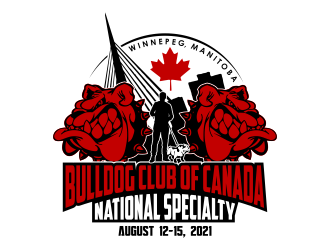 Bulldog Club of Canada National Specialty  logo design by Cekot_Art