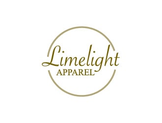 Limelight Apparel logo design by Dawnxisoul393