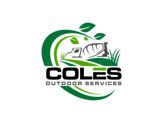 Coles Outdoor Services logo design by oke2angconcept