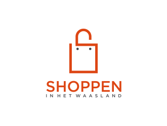 Shoppen in het Waasland logo design by GassPoll
