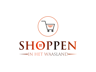 Shoppen in het Waasland logo design by bomie