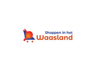 Shoppen in het Waasland logo design by estrezen