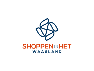 Shoppen in het Waasland logo design by Shabbir