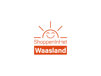 Shoppen in het Waasland logo design by NadeIlakes