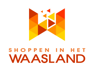 Shoppen in het Waasland logo design by Sandip