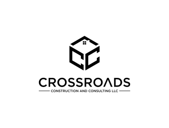 Crossroads Construction and Consulting LLC logo design by pel4ngi