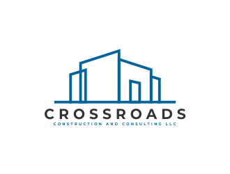 Crossroads Construction and Consulting LLC logo design by Galfine