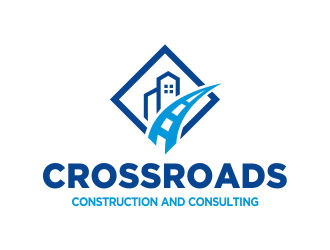 Crossroads Construction and Consulting LLC logo design by cikiyunn