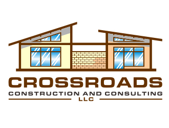 Crossroads Construction and Consulting LLC logo design by aura