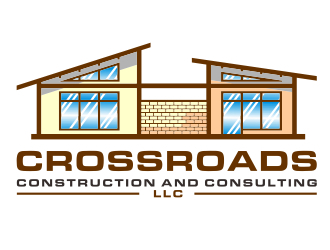 Crossroads Construction and Consulting LLC logo design by aura