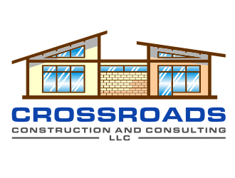 Crossroads Construction and Consulting LLC logo design by aura
