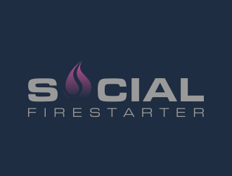 Social Firestarter logo design by azizah