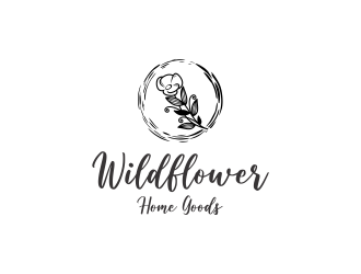 Wildflower Home Goods logo design by funsdesigns