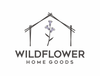Wildflower Home Goods logo design by Mardhi