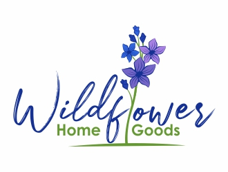 Wildflower Home Goods logo design by MonkDesign