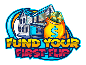 FUND YOUR FIRST FLIP logo design by uttam