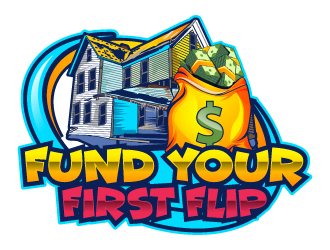 FUND YOUR FIRST FLIP logo design by uttam