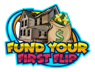FUND YOUR FIRST FLIP logo design by uttam